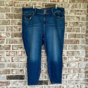 Torrid Blue Feel The Fit Plus Size Super Soft Denim Jegging